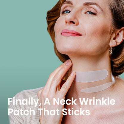 Neck Wrinkle Patches with Retinol 36 Ct | Wrinkle Strips for Neck Firming &amp; Tightening - Korean Skin Care Neck Patches for Wrinkle Line - Overnight Wrinkle Neck Strips Under Chin for Women | LARGE (Forehead)